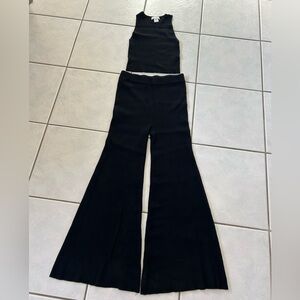 House of Harlow 1960 Black Wide Leg Jumpsuit